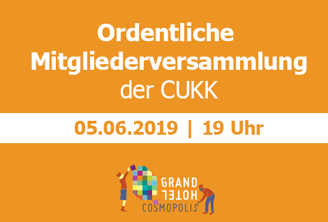 Ordentliche Mitgliederversammlung der Club und Kulturkommission 2019